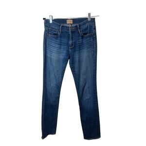 Driftwood Audrey Jeans Sz 27x30 Straight Medium Dark Wash Denim Nice